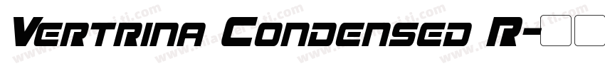 Vertrina Condensed R字体转换